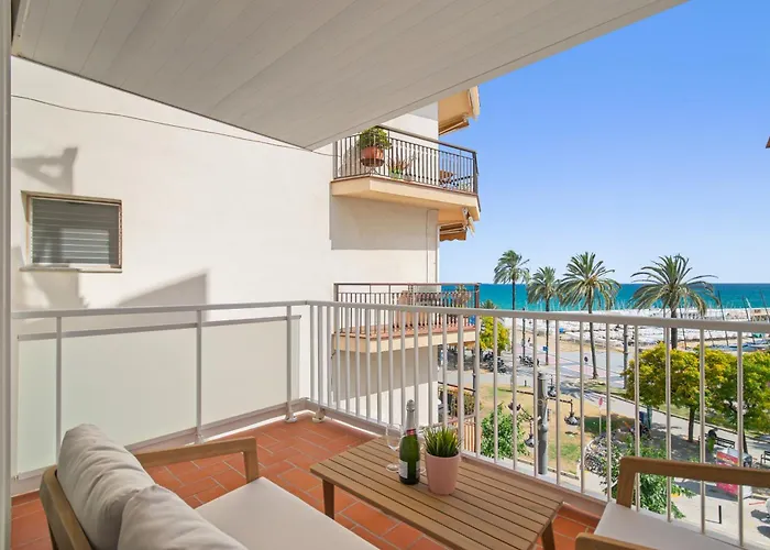 Sunset Beachfront In Sitges